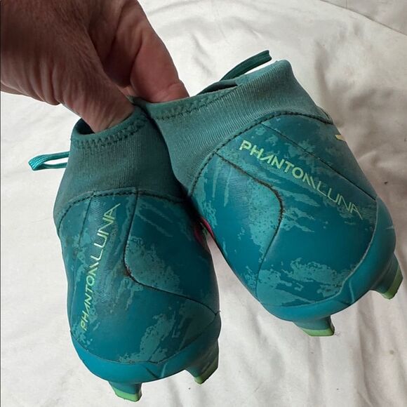 Nike Phantom Luna 2 Academy LV8 MG High Top Soccer Cleats FJ2561-300. Size 10.5. - Picture 5 of 8